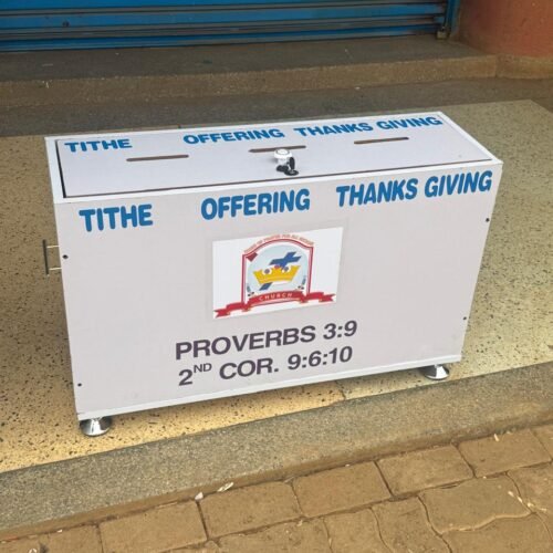Church Offering Box Cabinet