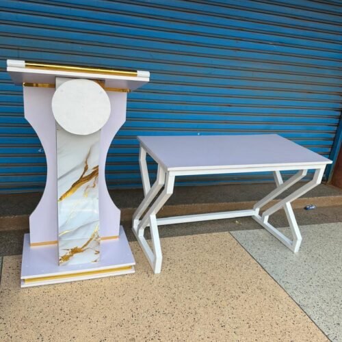 Mobile Wooden Podium Stand